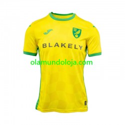 Camisola Norwich City Homem Equipamento Primeiro 2024-2025 Manga Curta